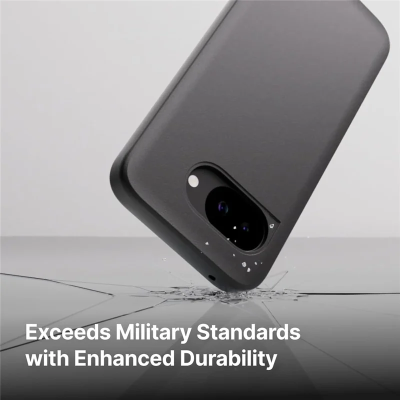 RHINOSHIELD SolidX-serie voor Google Pixel 10a magnetische hoes TPE schokbestendige telefoonhoes - Klassiek Zwart