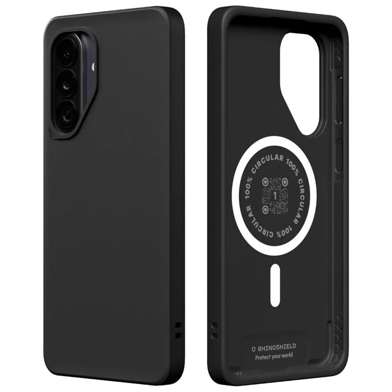 RHINOSHIELD Série SolidX pour Samsung Galaxy A57 5G Étui magnétique TPE anti-choc - Noir classique