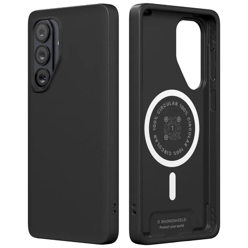 RHINOSHIELD SolidX-serie voor Samsung Galaxy S26+ magnetische hoes TPE schokbestendige telefoonhoes - Classic Black