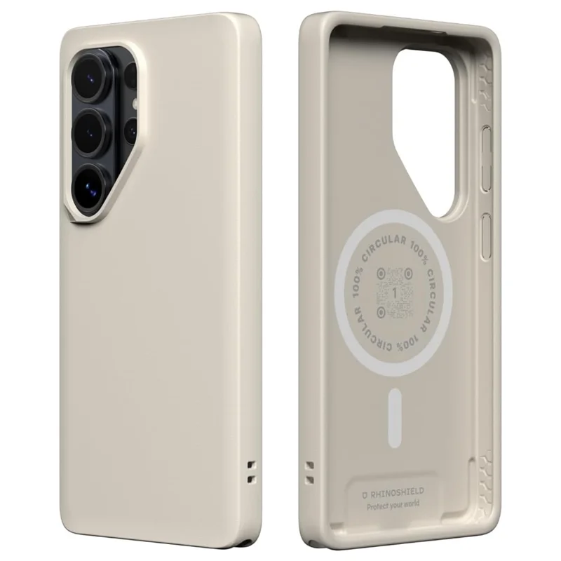 RHINOSHIELD Série SolidX pour Samsung Galaxy S26 Ultra Étui magnétique TPE Antichoc - Coque Beige