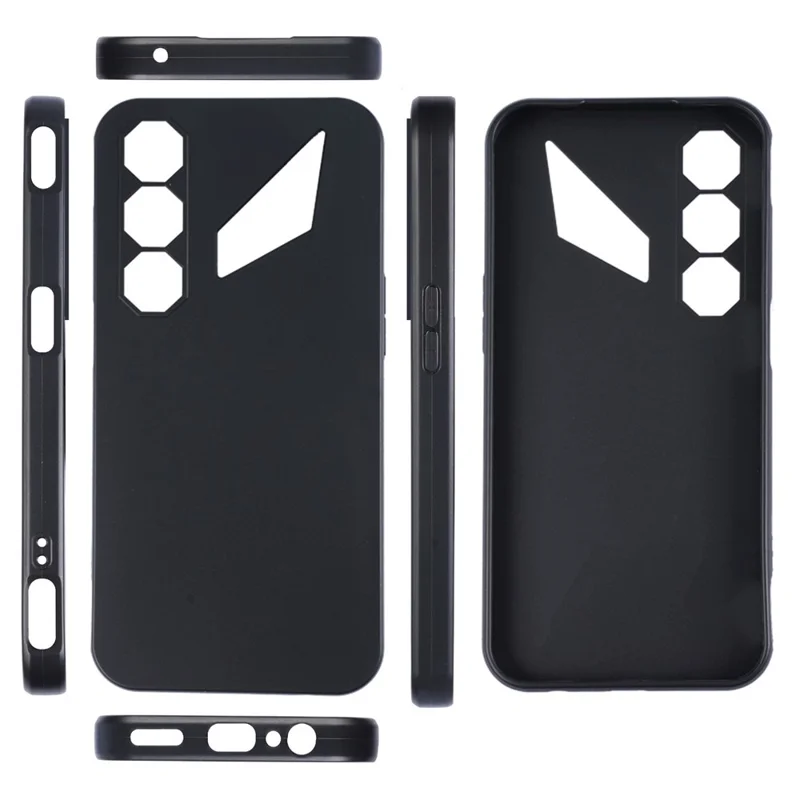 Bulk Purchasing For ZTE nubia Neo 5G Case Precise Cutouts 1.2mm TPU Matte Phone Cover - Black