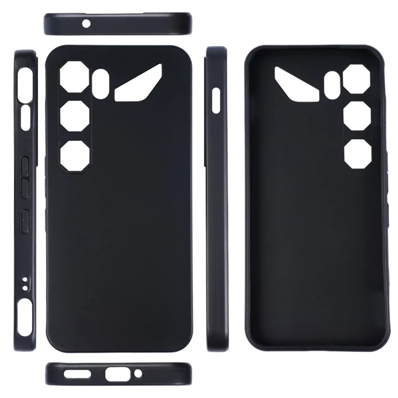 Bulk Purchasing For Z	ZTE nubia Neo 5 GT 5G Case Precise Cutouts 1.2mm TPU Matte Phone Cover - Black
