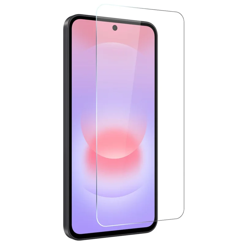 NORTHJO For Samsung Galaxy A37 5G Case Soft TPU Clear Phone Cover with Tempered Glass Screen Protector - Transparent
