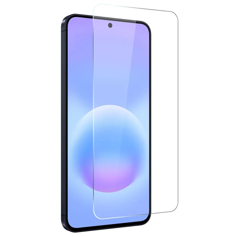 NORTHJO For Samsung Galaxy A57 5G Case Soft TPU Clear Phone Cover with Tempered Glass Screen Protector - Transparent