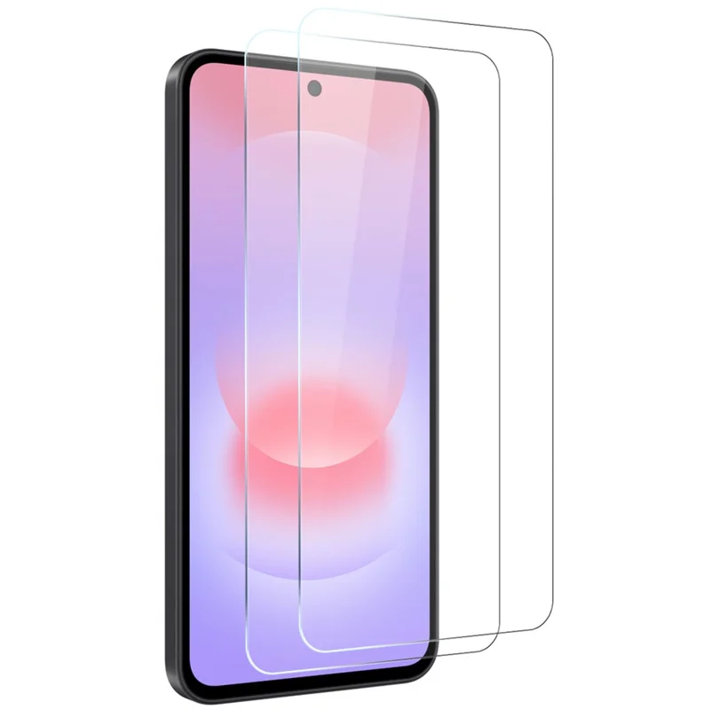 NORTHJO Funda para Samsung Galaxy A37 5G de TPU con 2 protectores de pantalla de cristal templado + 2 películas para lente - Transparente