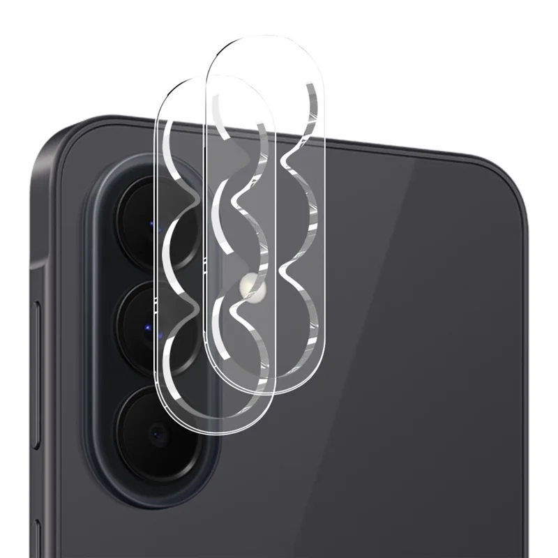 NORTHJO Funda para Samsung Galaxy A37 5G de TPU con 2 protectores de pantalla de cristal templado + 2 películas para lente - Transparente