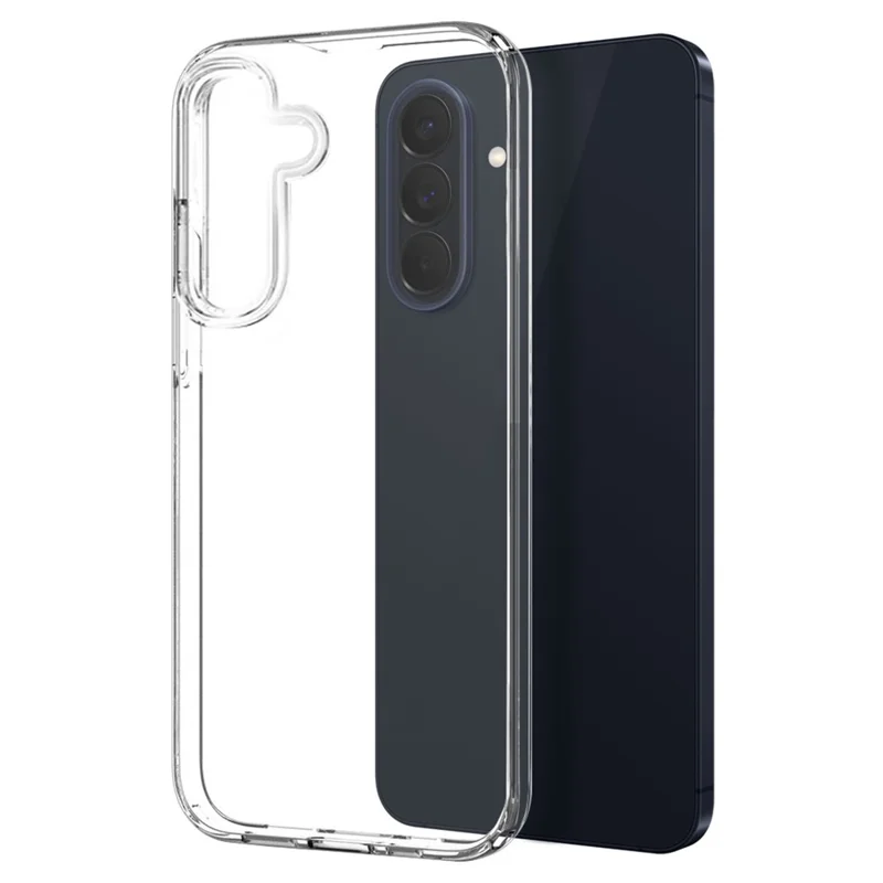 NORTHJO For Samsung Galaxy A57 5G TPU Phone Case with 2Pcs Front Screen Protector + 2Pcs Lens Film - Transparent