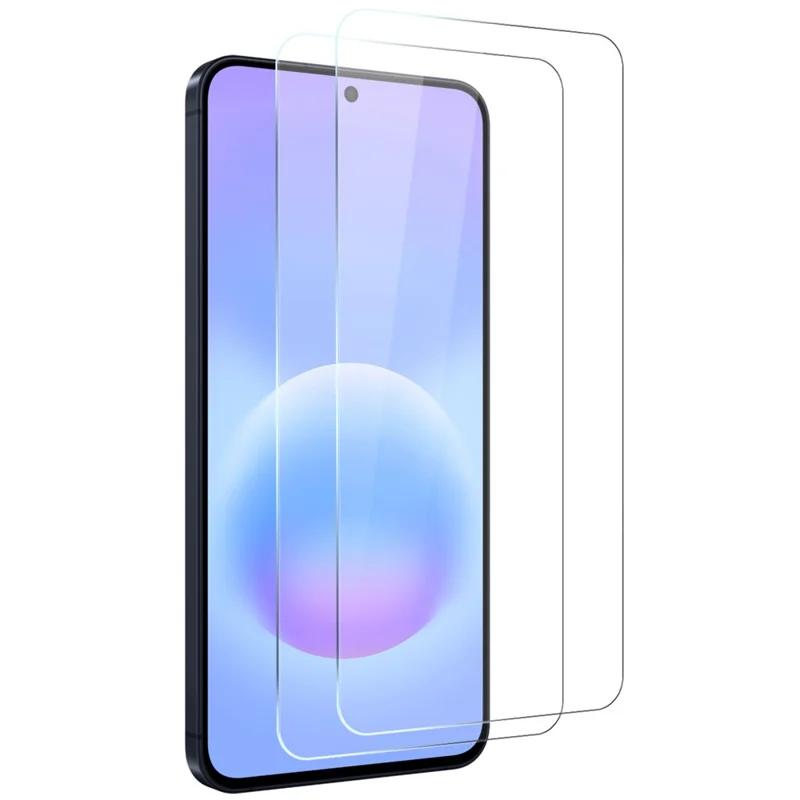NORTHJO For Samsung Galaxy A57 5G TPU Phone Case with 2Pcs Front Screen Protector + 2Pcs Lens Film - Transparent