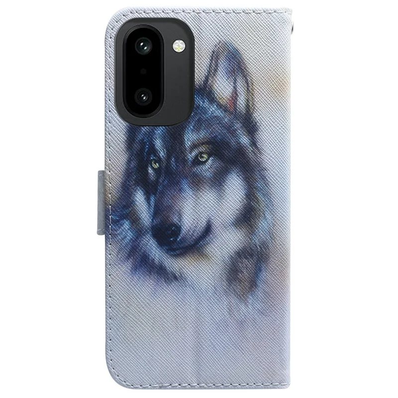 Wallet Case For OnePlus Ace 6 5G / Ace 6T 5G / 15R 5G Pattern Print Leather Phone Cover - Wolf