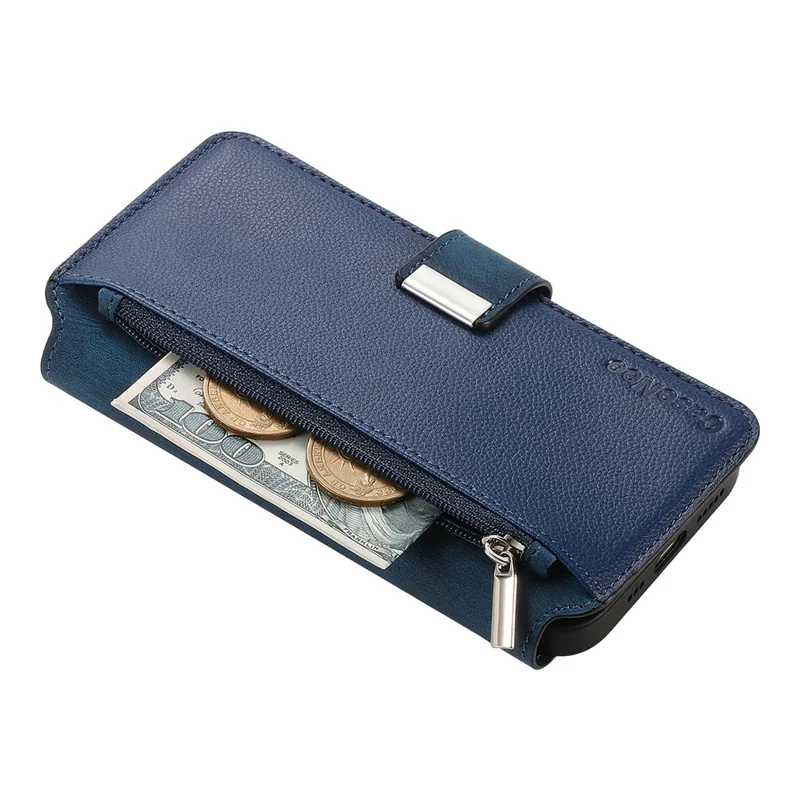 CASENEO MW-02 For Realme 16 Pro+ 5G Case Detachable Magnetic Leather Flip Cover - Blue
