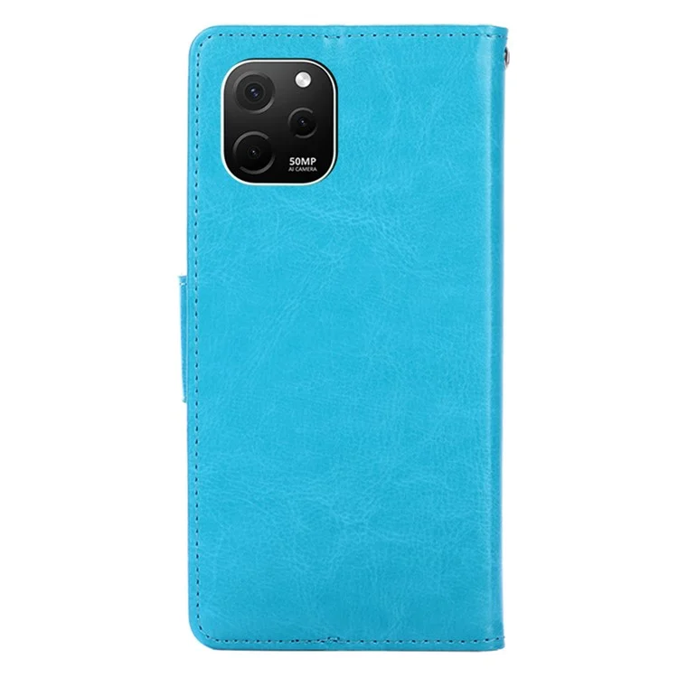 Custodia Telefonica Anti-scratch Per Huawei Nova Y61 4G, Portafoglio di Supporto Per la Protezione Del Telefono Anti-scratch - Blu