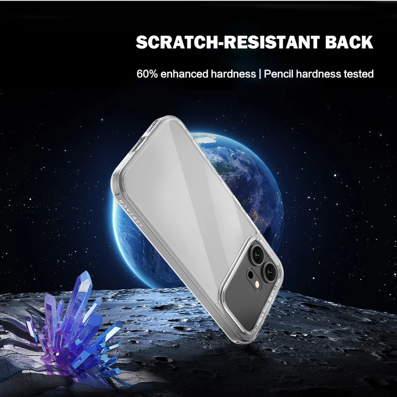LEREACH TOC Серия для Honor 600 Pro 5G Чехол TPU + Акрил Чехол для Телефона - Прозрачный