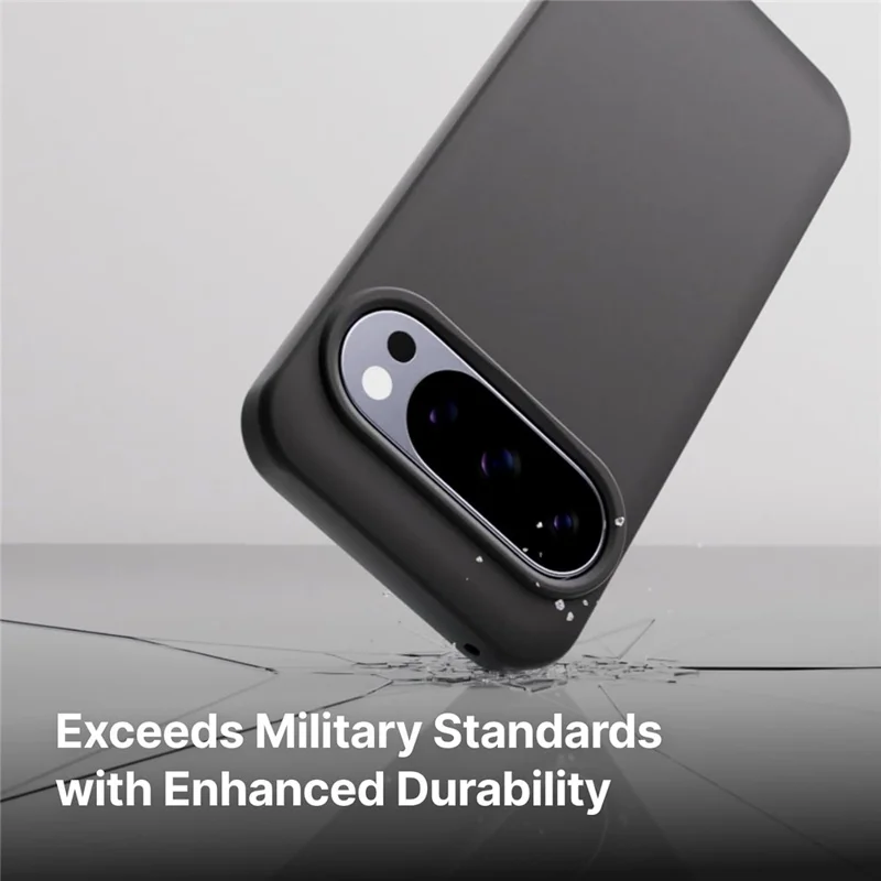 RHINOSHIELD SolidX Series for Google Pixel 10 Pro XL Magnetic Case TPE Shockproof Phone Cover - Classic Black