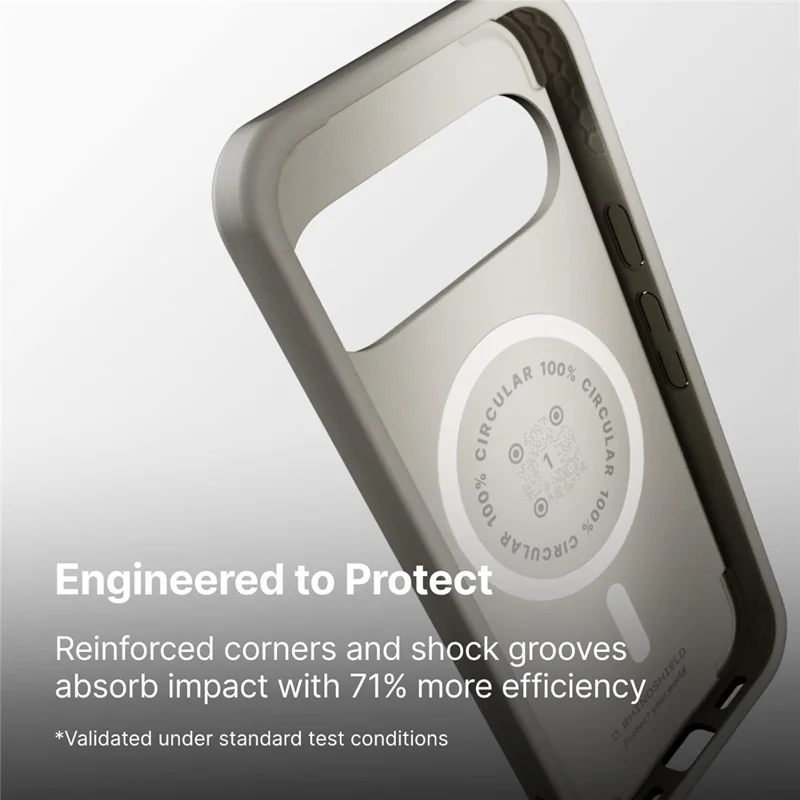 RHINOSHIELD SolidX Series for Google Pixel 10 Pro XL Magnetic Case TPE Shockproof Phone Cover - Classic Black