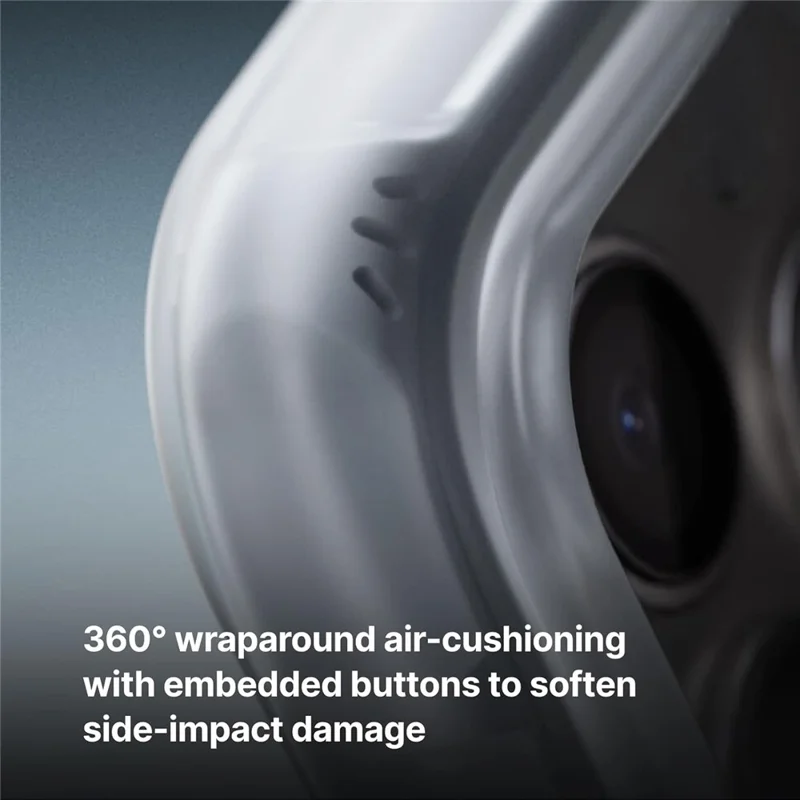 RHINOSHIELD AirX-serie voor iPhone 15 Pro Max magnetische hoes TPE valbescherming telefoonhoes - Vero Zwart
