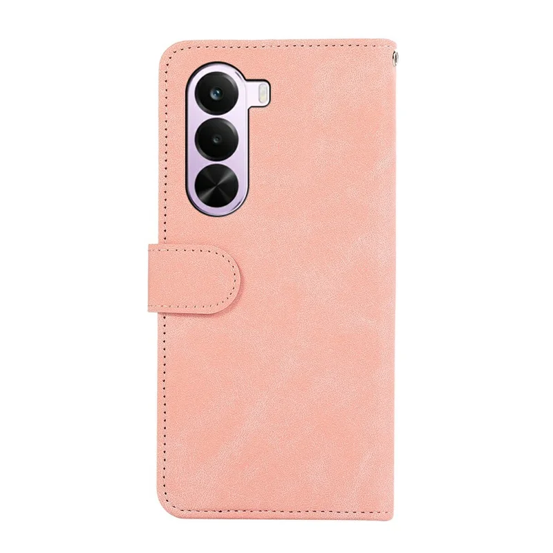 ABEEL For OnePlus Nord CE6 Lite 5G  /  Realme P4x 5G Case Color Splicing Leather Flip Phone Cover RFID Blocking - Pink
