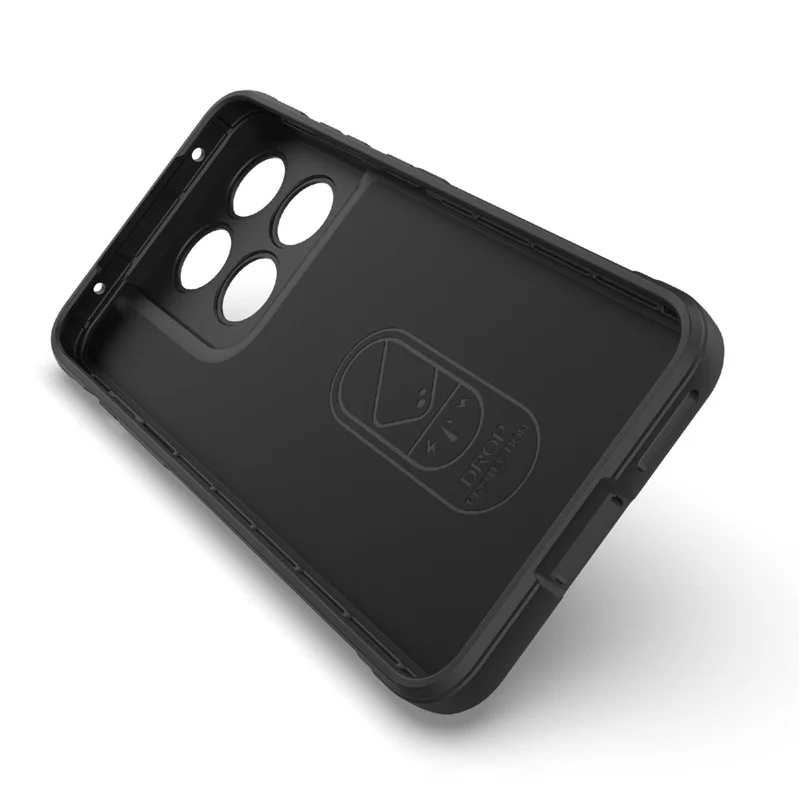 Handyhülle für Motorola Edge 70 Pro 5G, Anti-Drop, weiches TPU, robuste Rückseite - Schwarz