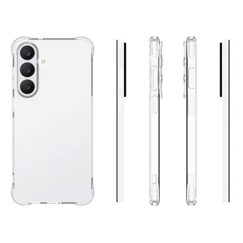 Für Samsung Galaxy S26 FE TPU-Hülle, rutschfeste, stoßsichere Handyhülle – Transparent