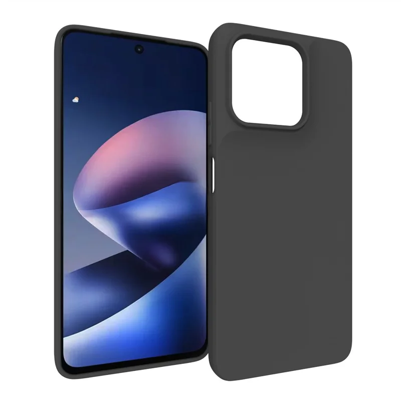 For Motorola Moto G37 Power 5G Case Matte Finish Soft TPU Phone Cover - Black