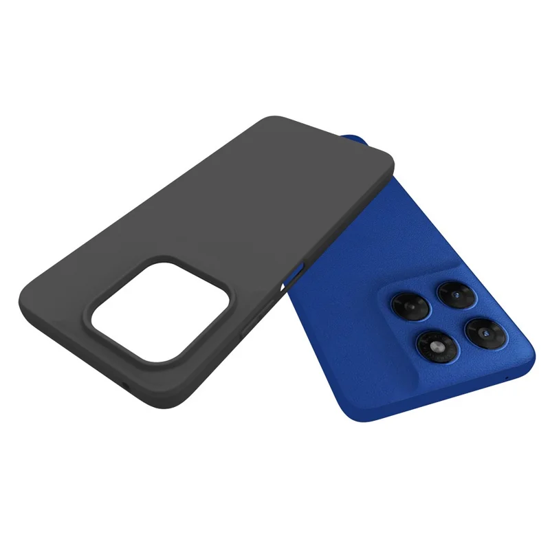 For Motorola Moto G37 Power 5G Case Matte Finish Soft TPU Phone Cover - Black
