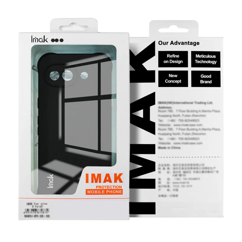 IMAK Für Nothing Phone (4a) Pro Tasche TPU Handyhülle Airbag Stoßfest Schutz – Matt Schwarz