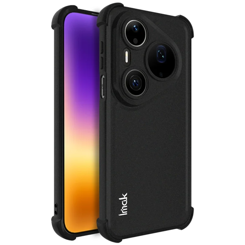 IMAK For Huawei Pura 90s Pro Max 5G / Pura 90 Pro Max Case TPU Phone Cover Airbag Shockproof Protection - Matte Black