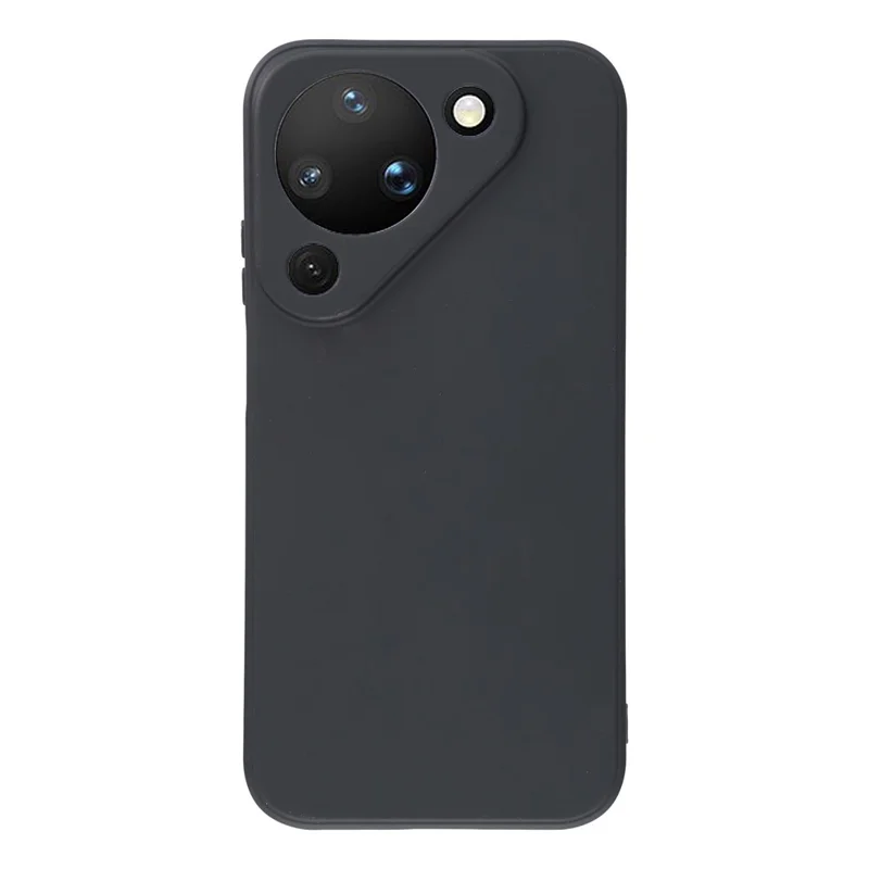 AMORUS na Huawei Pura 90 Etui Dokładne Wycięcia TPU Wyściełane Włóknem Ochronna Obudowa na Telefon - Czarny