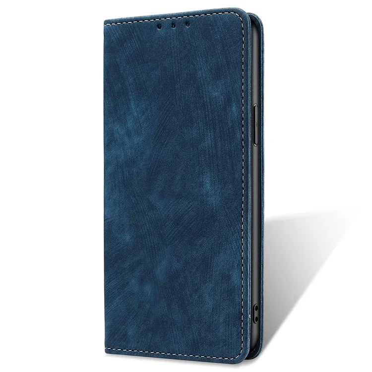Wallet Stand PU Leather Phone Case for Nokia X30 5G, RFID Blocking Folio Flip Anti-drop Cover - Blue