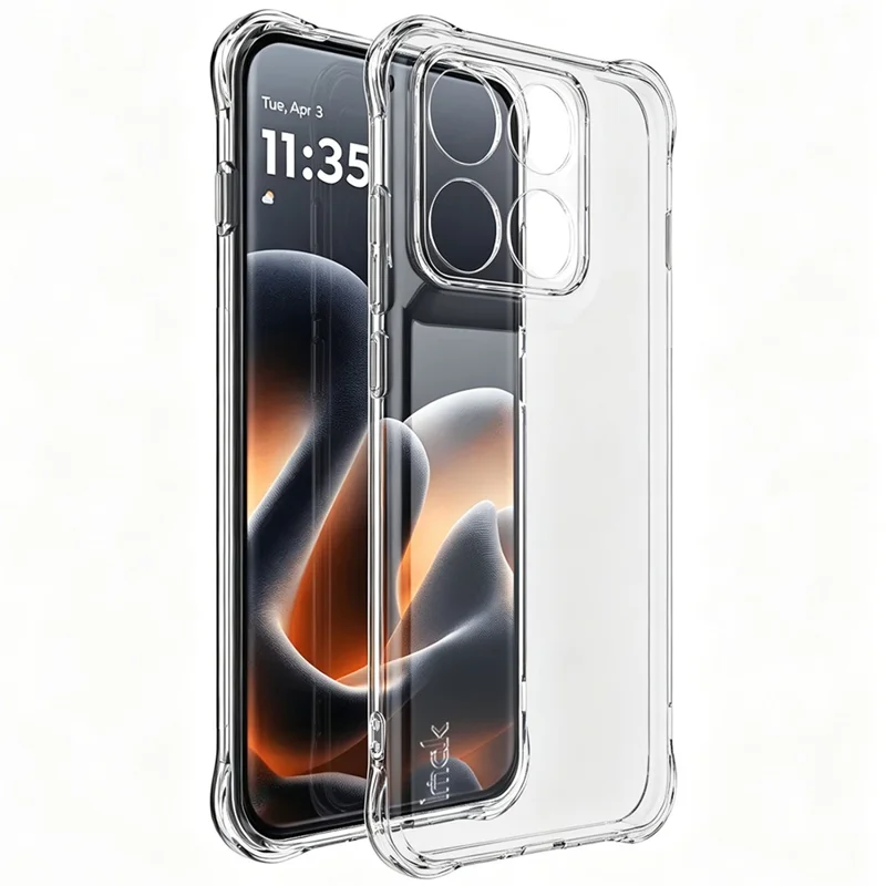 IMAK For Motorola Edge 70 Pro 5G / Edge 70 Pro+ 5G Case TPU Phone Cover Airbag Shockproof Protection - Transparent