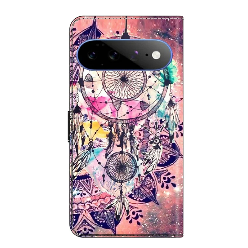 Wallet Case For Google Pixel 11 Pro XL Pattern Printing Stand Leather Flip Phone Cover - Wind Chime