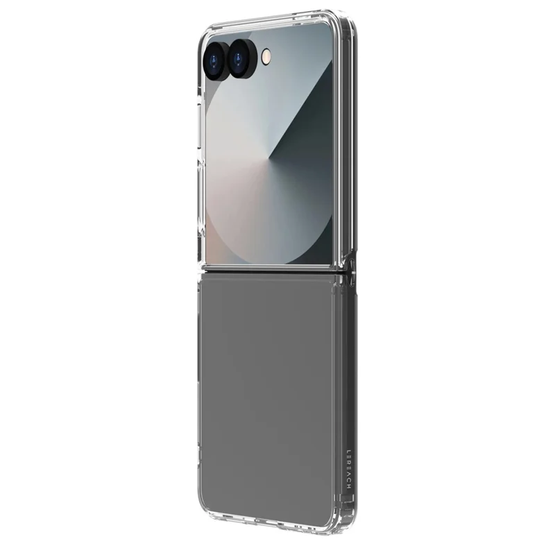 LEREACH TOC Series for Samsung Galaxy Z Flip8 Case TPU + Acrylic Phone Cover - Transparent