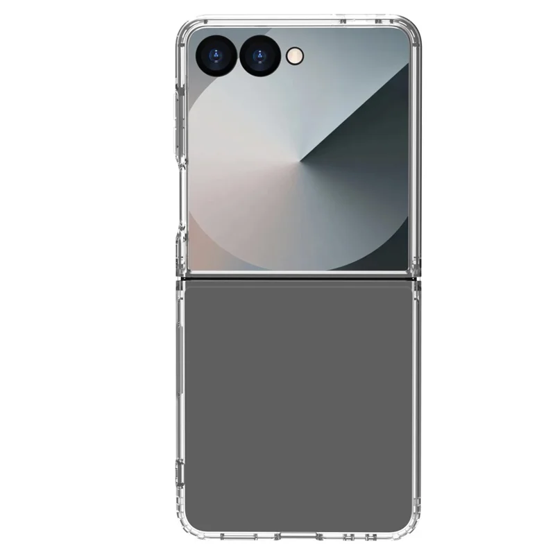 LEREACH TOC Series for Samsung Galaxy Z Flip8 Case TPU + Acrylic Phone Cover - Transparent