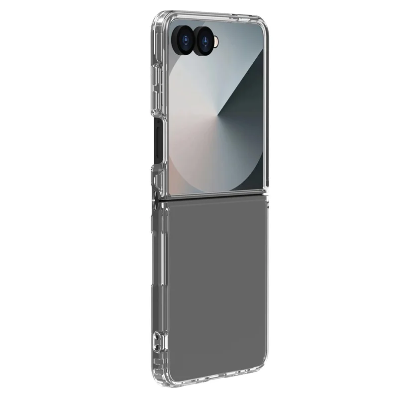 LEREACH TOC Series for Samsung Galaxy Z Flip8 Case TPU + Acrylic Phone Cover - Transparent