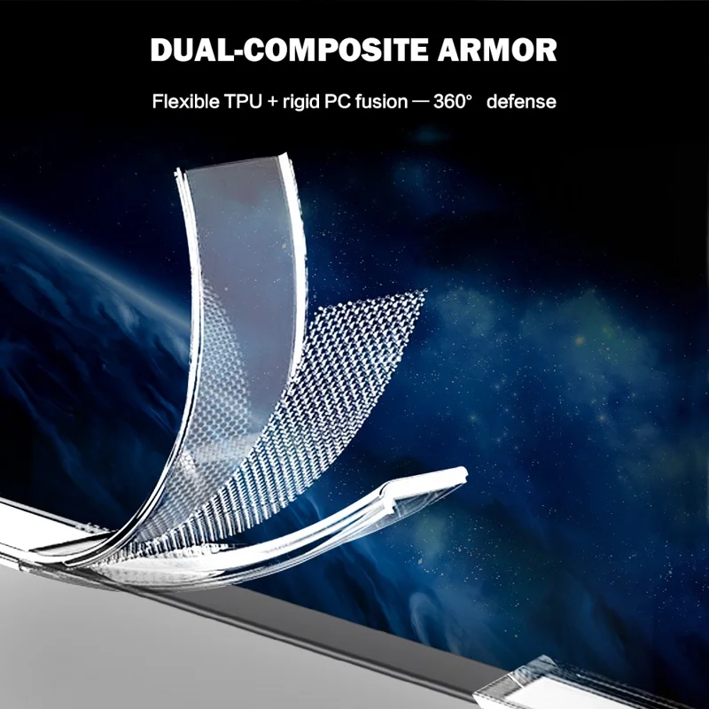 LEREACH TOC Series for Samsung Galaxy Z Flip8 Case TPU + Acrylic Phone Cover - Transparent