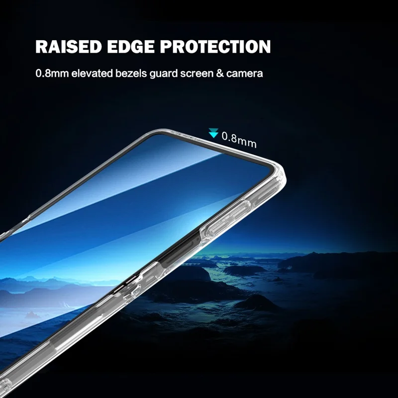 LEREACH TOC Series for Samsung Galaxy Z Flip8 Case TPU + Acrylic Phone Cover - Transparent