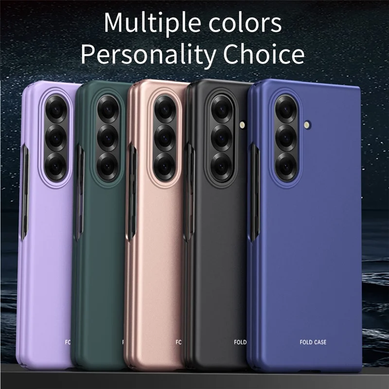For Samsung Galaxy Z Fold8 Case Hard PC Electroplating Micro Frosted Protective Cover - Pink