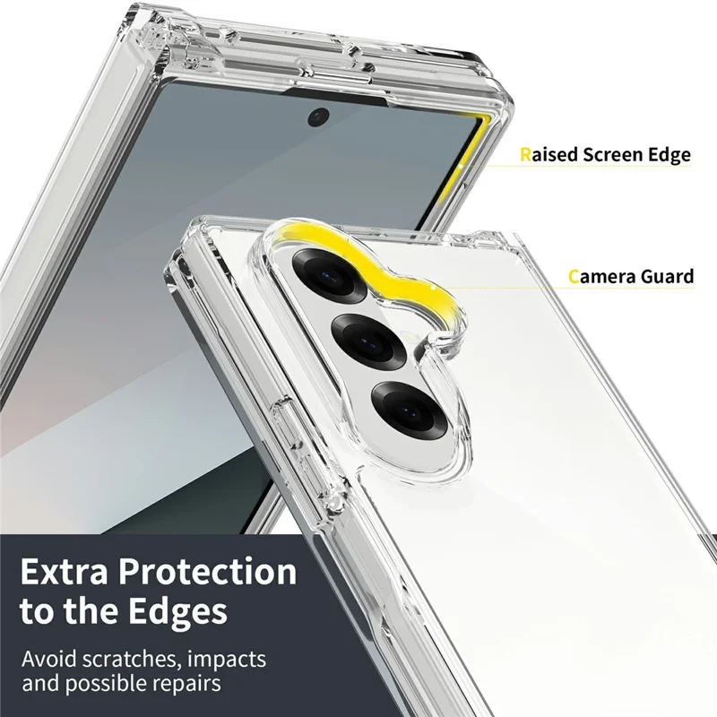 For Samsung Galaxy Z Fold8 gennemsigtig telefonbeskyttelsesdæksel TPU+acryl stødfast rygbeskyttelse - klar