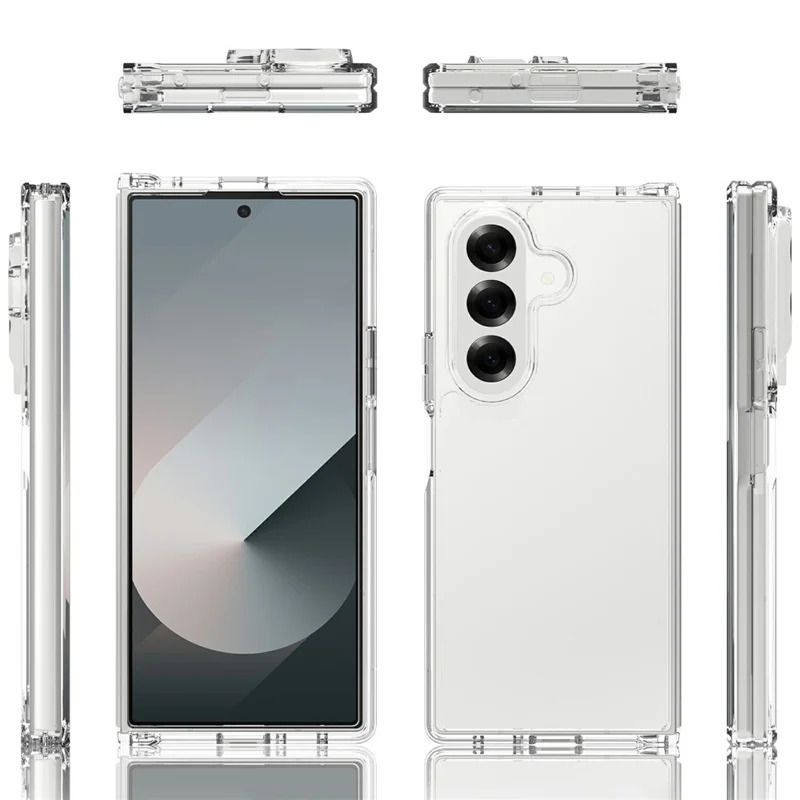 For Samsung Galaxy Z Fold8 gennemsigtig telefonbeskyttelsesdæksel TPU+acryl stødfast rygbeskyttelse - klar