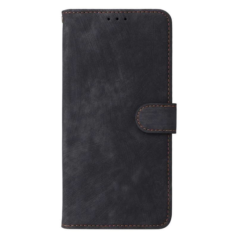 غطاء لهاتف TECNO Spark 50 5G مع محفظة ووظيفة منع إشارات RFID من الجلد الصناعي مع حامل وحزام - أسود