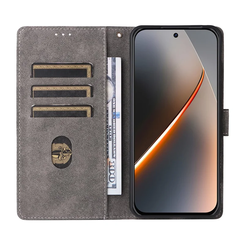 Capa Carteira para ZTE nubia Neo 5 Pro 5G com Bloqueio RFID, Capa de Couro PU com Suporte e Alça - Preto