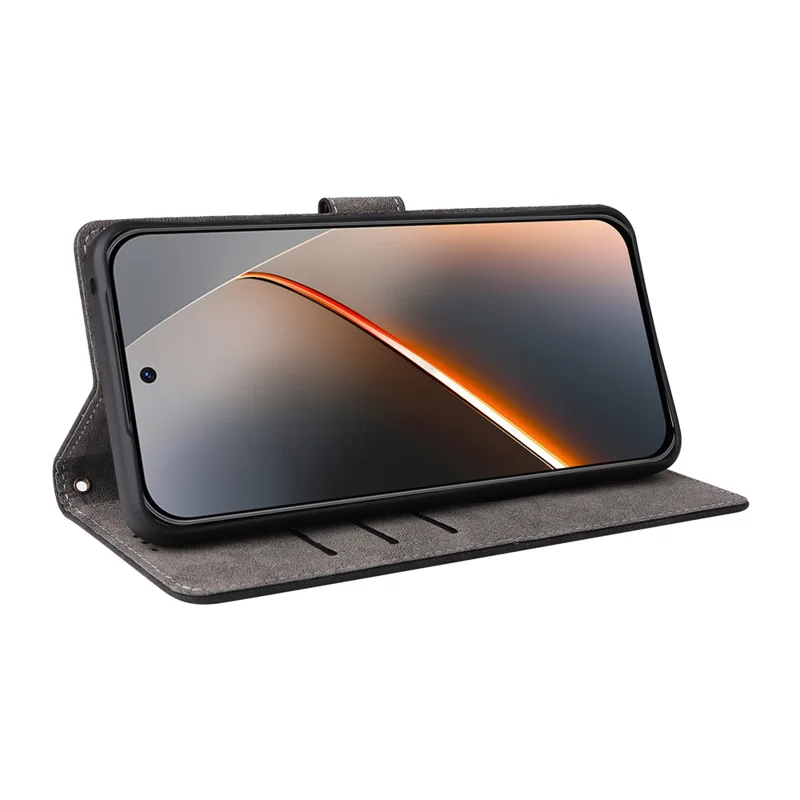 Capa Carteira para ZTE nubia Neo 5 Pro 5G com Bloqueio RFID, Capa de Couro PU com Suporte e Alça - Preto