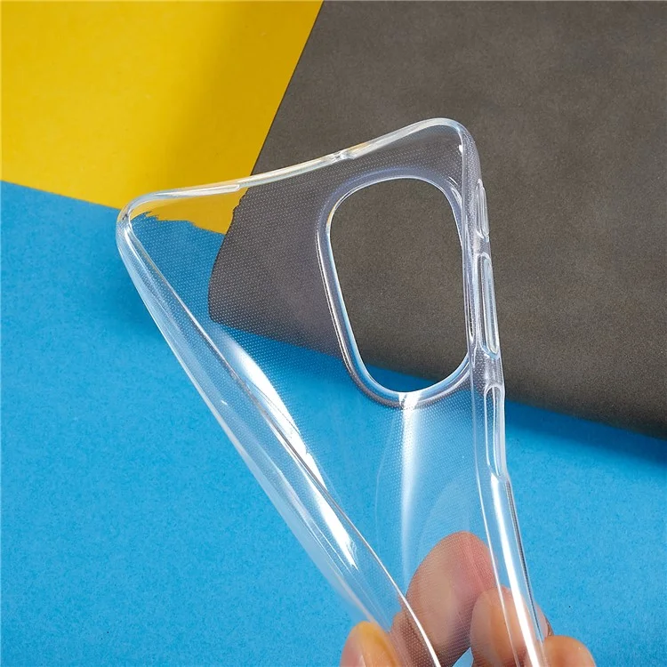 Für Motorola Moto G51 5G Anti-leering Ultra Slim Transparent Soft TPU Smartphone Case Mobiltelefonabdeckung