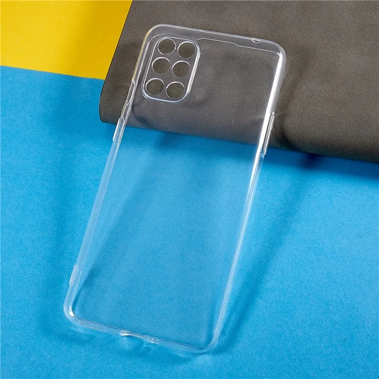 Für OnePlus 8T transparentes Smartphone-Gehäuse, Anti-Vergilbung, flexibles TPU, ultradünne Handyhülle