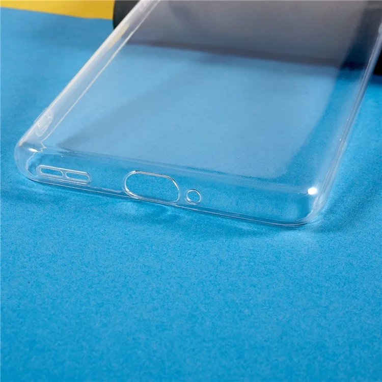 Für OnePlus 8T transparentes Smartphone-Gehäuse, Anti-Vergilbung, flexibles TPU, ultradünne Handyhülle