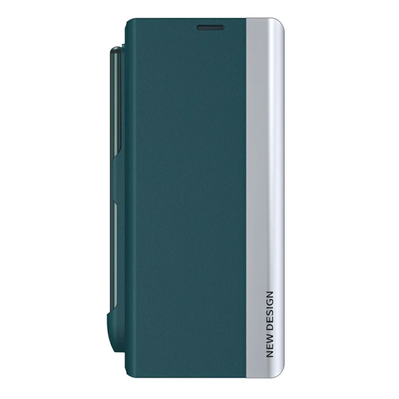 Til Samsung Galaxy Z Fold8 Taske Stålederet Telefonbeskyttelse med Pen Holder - Grøn