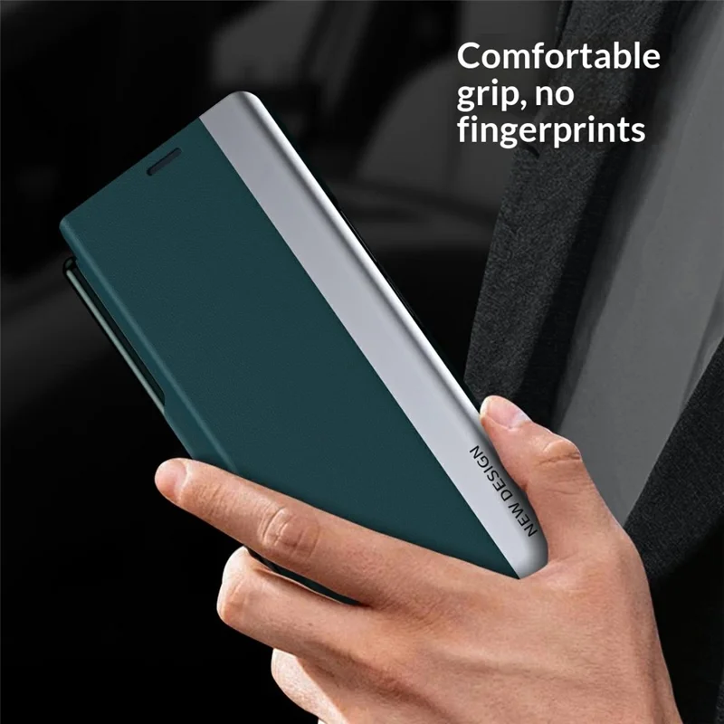 Til Samsung Galaxy Z Fold8 Taske Stålederet Telefonbeskyttelse med Pen Holder - Grøn