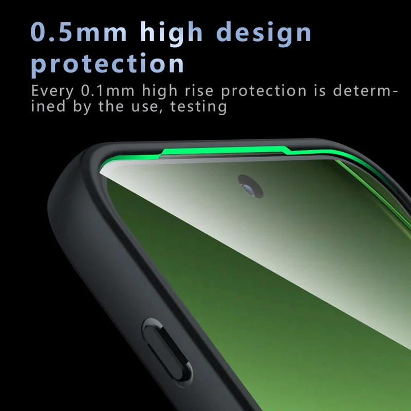 For OnePlus 15T 5G Case Skin-Touch TPU + PC Matte Phone Back Cover - Transparent Black