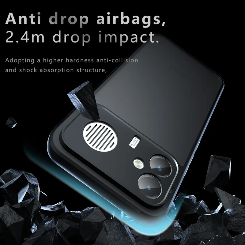 Cover per Xiaomi Redmi K90 Max 5G, Cover Posteriore Trasparente con Finitura Opaca TPU + PC al Tocco Morbido - Nero Trasparente