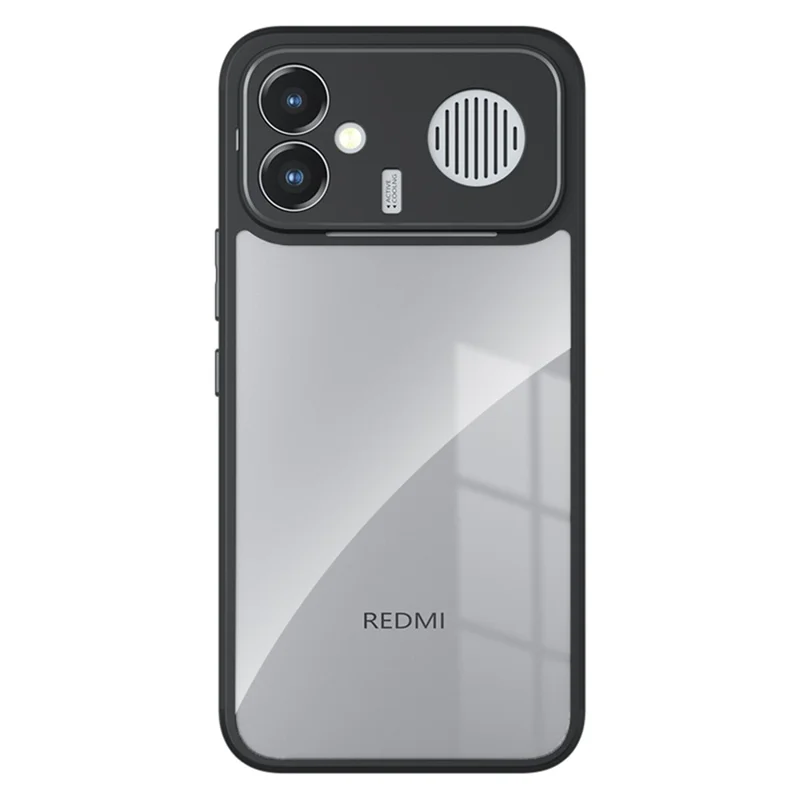 For Xiaomi Redmi K90 Max 5G Case TPU + PC Shockproof Phone Cover - Transparent