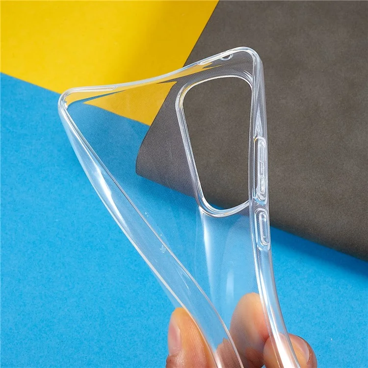 Capa de Telefone TPU Soft Transparente para Motorola Edge 30 5G Anti-Amarelamento, Proteção Ultra Fina para Smartphone